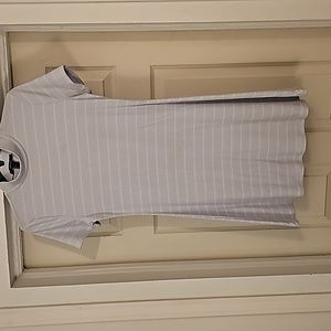 FOREVER 21, large, Dove Blue mock neck tunic dress